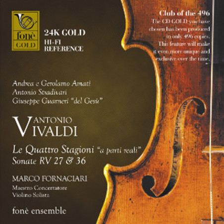 Antonio Vivaldi  Le Quattro Stagioni - CDGOLD 24K