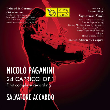 Vinile | Salvatore Accardo, NICOLÒ PAGANINI 24 CAPRICCI OP.1.