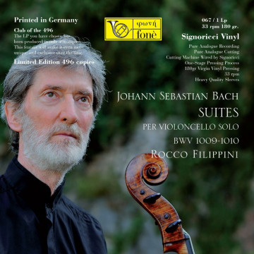 Rocco Filippini - J. S. Bach - Suites per Violoncello - Vinyl