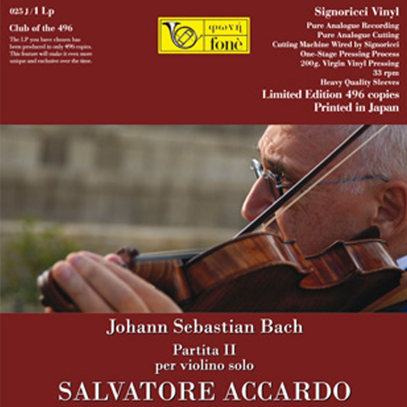 Johann Sebastian Bach  - Partita II per violino solo in re minore