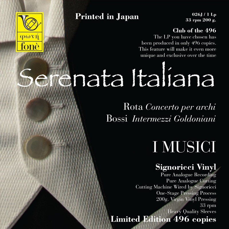Rota  Bossi  "Concerto per archi" -  "Intermezzi Goldoniani"
