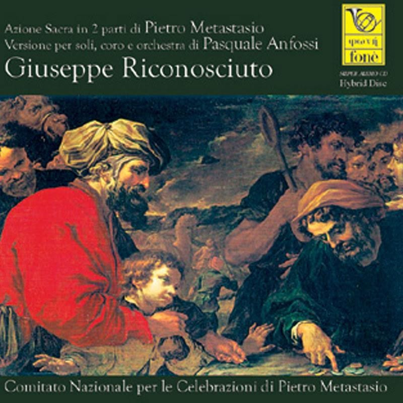 Super audio cd Pietro Metastasio, Azione Sacra in due parti per fonè.