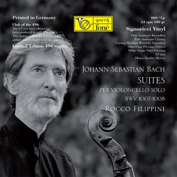 Rocco Filippini - J. S. Bach - Suites per Violoncello Solo BWV 1007-1008 - Vinyl