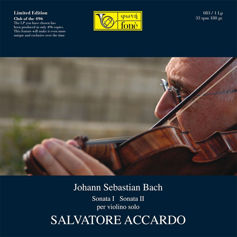 Salvatore Accardo, J.S.Bach Sonata 1 & 2 per Violino Solo (VINILE)