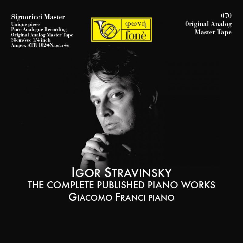 I.STRAVINSKY - THE COMPLETE PUBLISHED PIANO WORKS (TAPE)