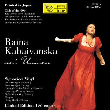 Raina Kabaivanska - Sei Unica (Vinile)