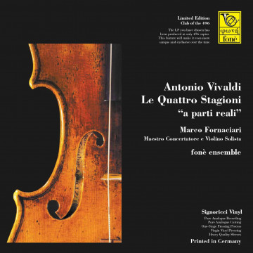 Antonio Vivaldi, Le Quattro Stagioni "a parti reali" - Marco Fornaciari, fonè ensemble