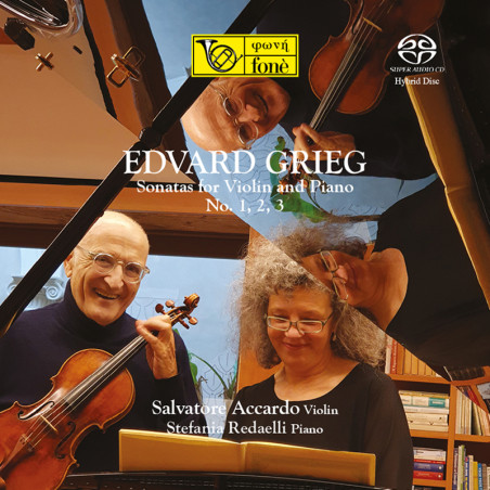 EDVARD GRIEG Sonatas for Violin and Piano No. 1, 2, 3 - Accardo, Redaelli