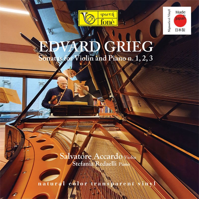 (LP) EDVARD GRIEG Sonatas for Violin and Piano n. 1, 2, 3 - Accardo, Redaelli