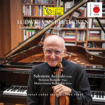 LUDWIG VAN BEETHOVEN  Sonatas for Violin and Piano n. 2 e n.3 - Accardo, Redaelli, Bellocchio - Vinyl