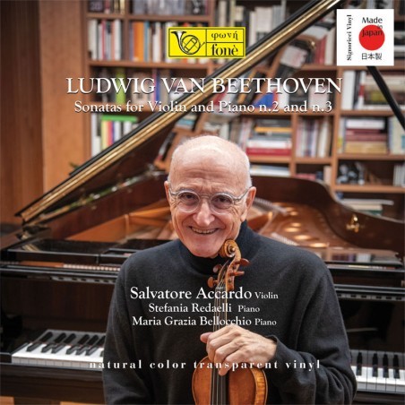 (LP) LUDWIG VAN BEETHOVEN  Sonatas for Violin and Piano n. 2 e n.3 - Accardo, Redaelli, Bellocchio